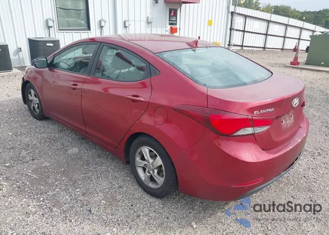 2014 Hyundai Elantra Se z USA, uszkodzony, nr VIN 5NPDH4AE1EH466218